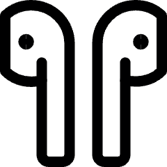 Earpods Icon from Ultimate Regular Set