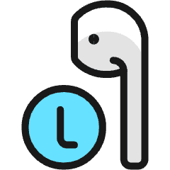 Earpods Left Icon from Ultimate Colors Set