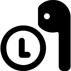 Earpods Left Icon from Ultimate Bold Set