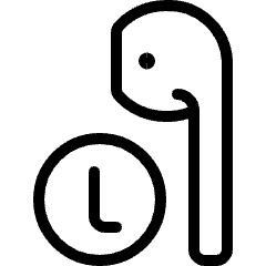 Earpods Left Icon from Ultimate Light Set