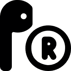 Earpods Right Icon from Ultimate Bold Set
