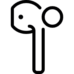 Earpods Tap 1 Icon from Ultimate Light Set
