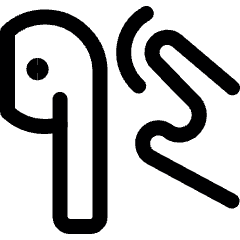 Earpods Tap Icon from Ultimate Regular Set