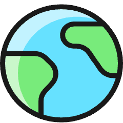 Earth 1 Icon from Ultimate Colors Set