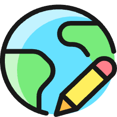 Earth Edit Icon from Ultimate Colors Set