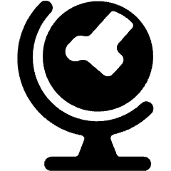 Earth Model 2 Icon from Ultimate Bold Set