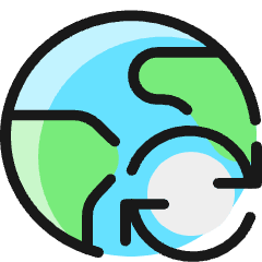 Earth Refresh Icon from Ultimate Colors Set