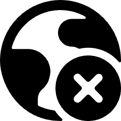 Earth Remove Icon from Ultimate Bold Set