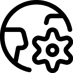 Earth Setting Icon from Ultimate Regular Set