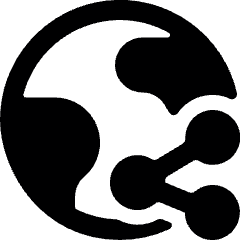 Earth Share Icon from Ultimate Bold Set