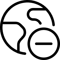Earth Subtract Icon from Ultimate Light Set