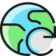 Earth Sync Icon from Ultimate Colors Set