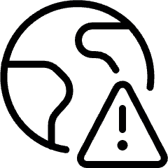 Earth Warning Icon from Ultimate Light Set