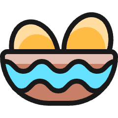 Easter Egg Basket Icon from Ultimate Colors Set