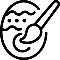 Easter Egg Decoration Icon from Ultimate Light Set