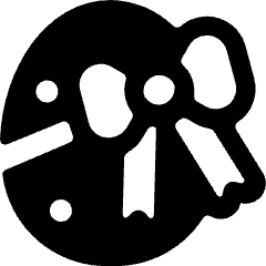 Easter Egg Ribbon Icon from Ultimate Bold Set