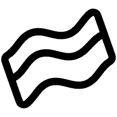 Food Restaurant Meat Bacon Icon from Ultimate Regular Set