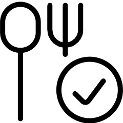 Food Restaurant Order Comnfirm 2 Icon from Ultimate Light Set