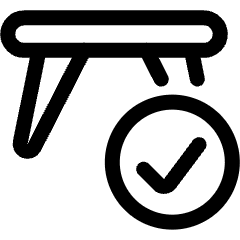 Food Restaurant Table Reserved Reservation 3 Icon from Ultimate Regular Set