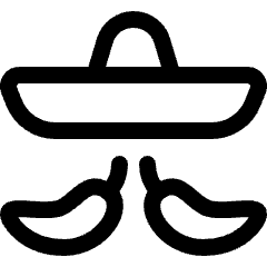 Food Spicy Mexican Icon from Ultimate Regular Set