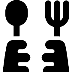 Fork And Spoon 1 Icon from Ultimate Bold Set