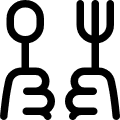 Fork And Spoon 1 Icon from Ultimate Regular Set