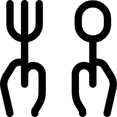 Fork And Spoon 2 Icon from Ultimate Regular Set