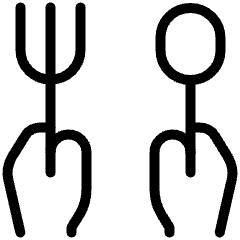 Fork And Spoon 2 Icon from Ultimate Light Set