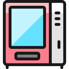 Vending Machine Icon from Ultimate Colors Set