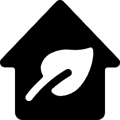 Eco House Icon from Ultimate Bold Set