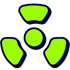 Nuclear 2 Icon from Stickies Duo Set