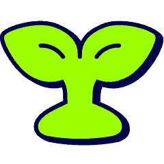 Plant 2 Icon from Stickies Duo Set