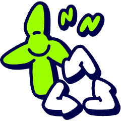 Wind Power Icon from Stickies Duo Set