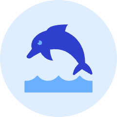 Dolphin Icon from Kameleon Duo Set