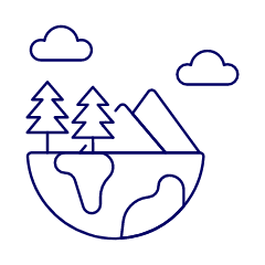 Earth Ecosystem Illustration from UX Line Set