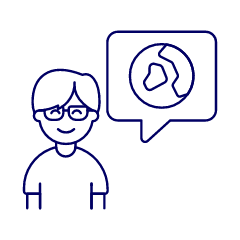 Earth Talk 2 Illustration from UX Line Set