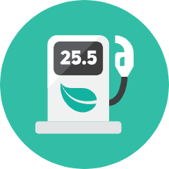 Eco Oil Icon from Kameleon Colors Set