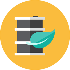 Eco Petroleum Icon from Kameleon Colors Set