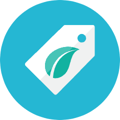 Eco Tag Icon from Kameleon Colors Set