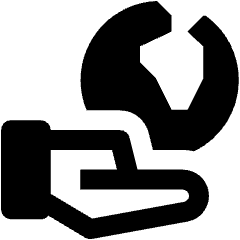 Ecology Globe Hand 1 Icon from Nova Solid Set