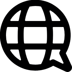 Ecology Globe Message Icon from Ultimate Bold Set