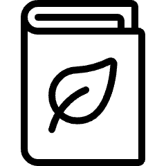 Ecology Leaf Book Icon from Ultimate Light Set