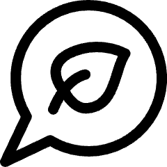 Ecology Leaf Message Icon from Ultimate Regular Set