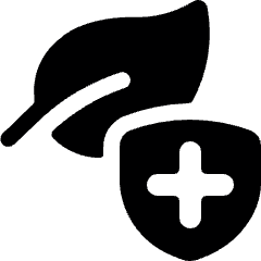 Ecology Leaf Shield Icon from Ultimate Bold Set