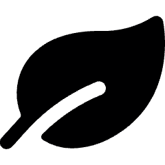 Ecology Leaf Icon from Ultimate Bold Set