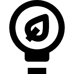 Ecology Light Bulb Icon from Nova Line Set