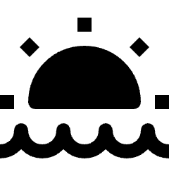 Ecology Sunset Sunrise Icon from Nova Solid Set