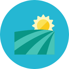 Farm Icon from Kameleon Colors Set