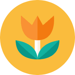 Flower Icon from Kameleon Colors Set