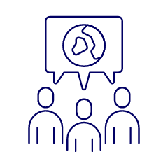 Global Conference Illustration from UX Line Set